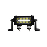 Duoside 7 Inch Led Lightbar Light Bar With Drl - Twin Brackets - Pickup